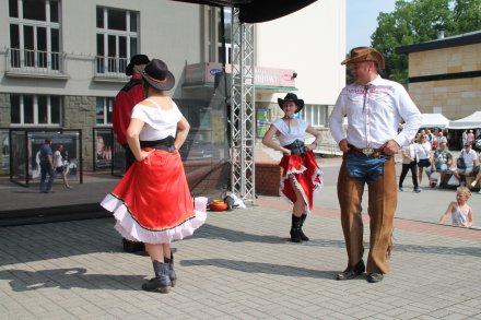 Pokaz tańca w wykonaniu Catawby